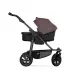 TFK - mono 3 - Kombikinderwagen 2-in-1 mit Luftkammerreifen Braun
