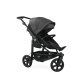 TFK - mono 3 - Kombikinderwagen 2-in-1 mit Luftkammerreifen Grau
