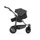 TFK - mono 3 - Kombikinderwagen 2-in-1 mit Luftreifen Anthrazit mit roten Highlights