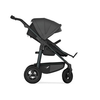 TFK - mono 4 - Kombikinderwagen 2-in-1 mit Luftreifen Grau