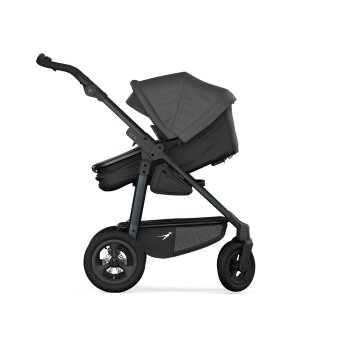 TFK - mono 4 - Kombikinderwagen 2-in-1 mit Luftreifen Grau