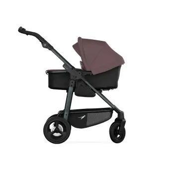 TFK - mono 4 - Kombikinderwagen 2-in1 mit Luftkammerräder Braun