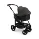 TFK - mono 4 - Kombikinderwagen 2-in-1 mit Luftreifen Anthrazit mit roten Highlights