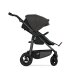 TFK - mono 4 - Kombikinderwagen 2-in-1 mit Luftreifen Anthrazit mit roten Highlights