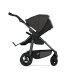 TFK - mono 4 - Kombikinderwagen 2-in-1 mit Luftkammerräder Anthrazit mit roten Highlights