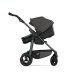 TFK - mono 4 - Kombikinderwagen 2-in-1 mit Luftkammerräder Anthrazit mit roten Highlights