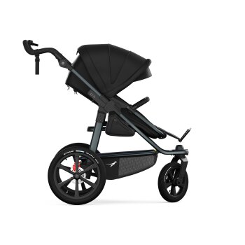 TFK - pro - 2-in-1 Kombikinderwagen mit Luftreifen Schwarz