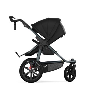 TFK - pro - 2-in-1 Kombikinderwagen mit Luftreifen Schwarz