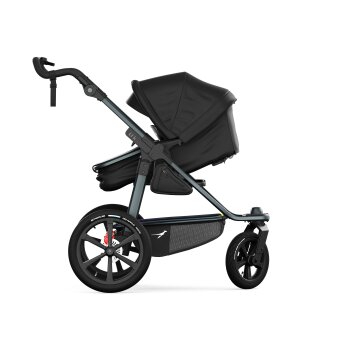 TFK - pro - 2-in-1 Kombikinderwagen mit Luftreifen Schwarz