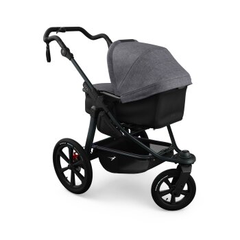 TFK - pro - 2-in-1 Kombikinderwagen mit Luftreifen Premium schwarz