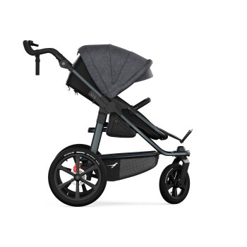 TFK - pro - 2-in-1 Kombikinderwagen mit Luftreifen Premium schwarz