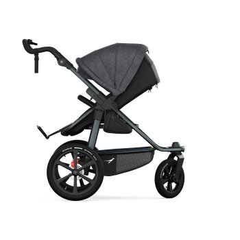 TFK - pro - 2-in-1 Kombikinderwagen mit Luftreifen Premium schwarz