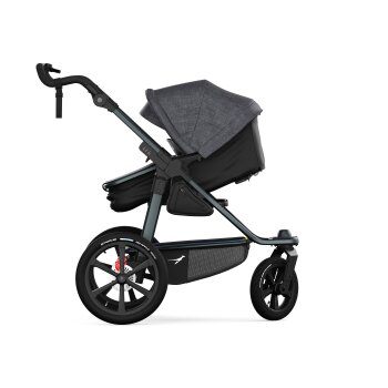 TFK - pro - 2-in-1 Kombikinderwagen mit Luftreifen Premium schwarz