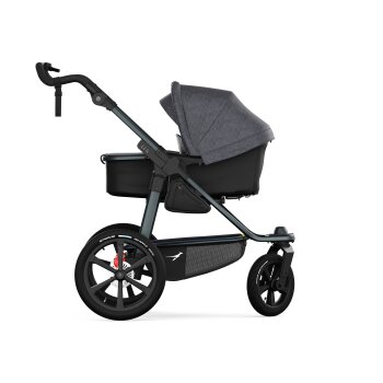 TFK - pro - 2-in-1 Kombikinderwagen mit Luftreifen Premium schwarz