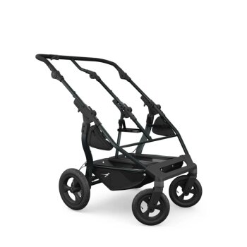 TFK - duo Zwillings- und Geschwister-Kombikinderwagen mit Luftreifen Sand