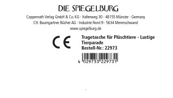 Die Spiegelburg - Lustige Tierparade - Tragetasche für Plüschtiere (2)