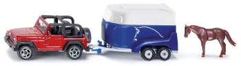 SIKU - Jeep mit Pferdeanhänger