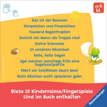 Ravensburger - Fingerspiele für Klitzekleine - Meine allerersten Kinderreime