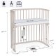 babybay - Beistellbett Boxspring BEIGE-LACKIERT
