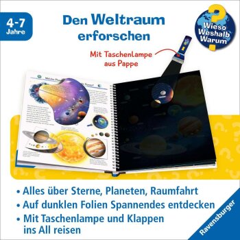 Ravensburger - Wieso? Weshalb? Warum? - Leuchte & Entdecke: Weltraum
