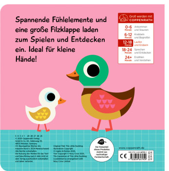 Coppenrath - Fühlen und die Welt begreifen - Mein Fühlbuch: Kleine Ente