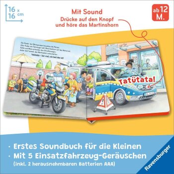 Ravensburger - Tatütata! Wer kommt denn da? Einsatzfahrzeuge
