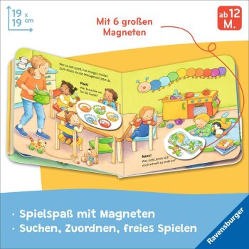 Ravensburger - Mein erstes Magnetbuch - Was machen wir in der Kita?