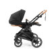 Emmaljunga - Super Sonic Ergo Outdoor 2-in-1 Kombikinderwagen Black
