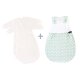 Träumeland - Babyschlafsack LIEBMICH 3-tlg. Wolke mint Gr. 56/62