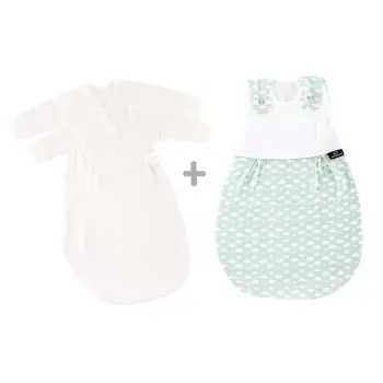 Tr&auml;umeland - Babyschlafsack LIEBMICH 3-tlg. Wolke...