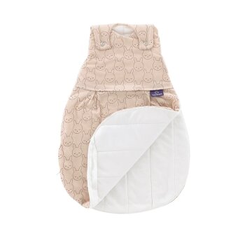 Träumeland - Babyschlafsack LIEBMICH 3-tlg. Kuschelhase beige Gr. 68/74