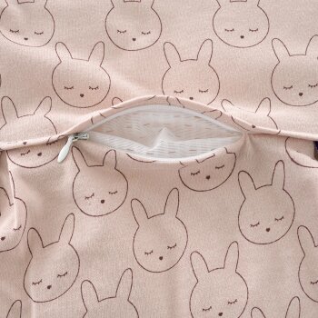 Träumeland - Babyschlafsack LIEBMICH 3-tlg. Kuschelhase beige Gr. 50/56