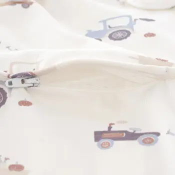 Träumeland - Baby-Ganzjahresschlafsack LIEBMICH Little Farm blau Gr. 50/56