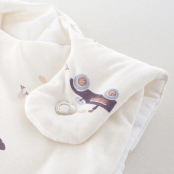 Träumeland - Baby-Ganzjahresschlafsack LIEBMICH Little Fram blau Gr. 56/62