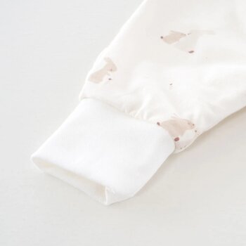 Träumeland - Sommer-Schlafanzug TO GO (0,5 TOG) Hophop Bunny beige Gr. 92