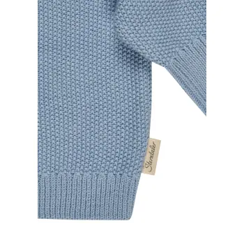 Sterntaler - Strickjacke Struktur hellblau Gr. 62