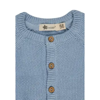 Sterntaler - Strickjacke Struktur hellblau Gr. 68
