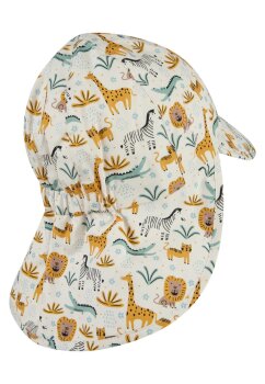 Sterntaler - Schirmmütze mit Nackensschutz Zootiere Gr.49