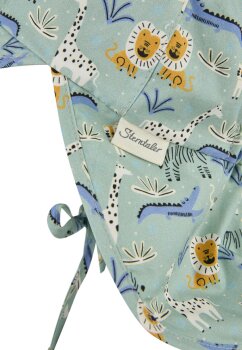 Sterntaler - Schirmmütze mit Nackensschutz Zootiere grün Gr.45