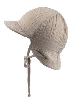 Sterntaler - Wende Schirmmütze Musselin beige Gr.45