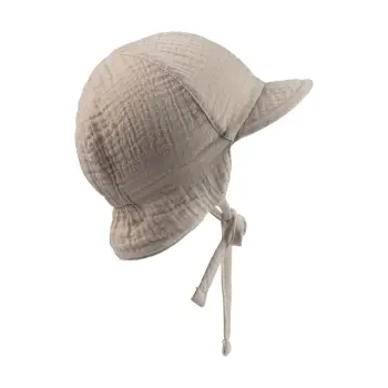 Sterntaler - Wende Schirmmütze Musselin beige Gr.41