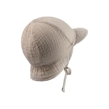 Sterntaler - Wende Schirmmütze Musselin beige Gr.35