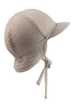 Sterntaler - Wende Schirmmütze Musselin beige Gr.35