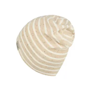 Sterntaler - Beanie Streifen taupe Gr.49