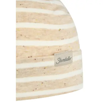 Sterntaler - Beanie Streifen taupe Gr.49