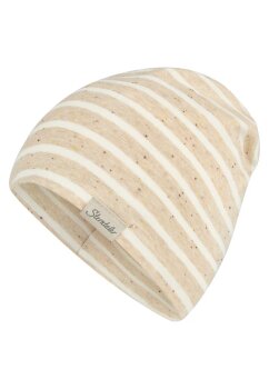 Sterntaler - Beanie Streifen taupe Gr.53