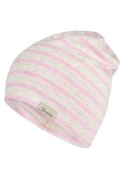 Sterntaler - Beanie Streifen perlrosa Gr.53