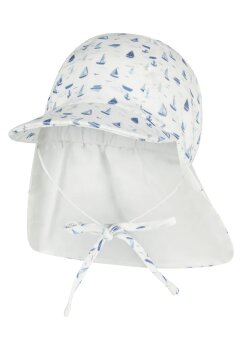 Sterntaler - Schirmmütze mit Nackensschutz Boote Gr.53