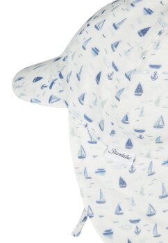 Sterntaler - Schirmmütze mit Nackensschutz Boote Gr.53