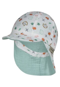 Sterntaler - Schirmmütze zum Wenden Tiere Gr.51